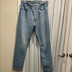 Levi's Light Blue Straight Jeans